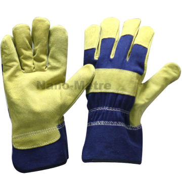 NMSAFETY Anti-Hitze-Lederhandschuhe